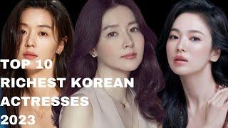 Top 10 Aktris Korea Terkaya 2023  Demam CKDrama