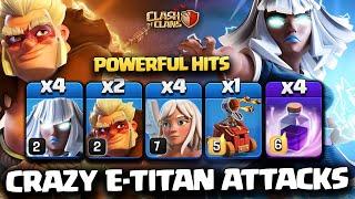 After Update Th14 ELECTRO TITAN ATTACK Strategy  Th14 Dual Walk Electro Titan Attack coc