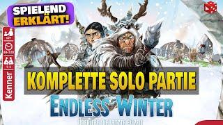 Endless Winter Brettspiel - Spielend erklärt - komplette Solo Partie inkl. Regelerklärung