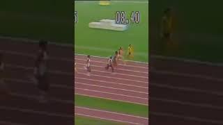 Evelyn Ashford 11.28 vs Raelene Boyle 11.29 Quarter Final 3.100m Olympic Games 1976 Montréal.