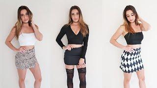 Sexy Mini Skirt Try On
