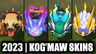 ALL KOGMAW SKINS SPOTLIGHT 2023  League of Legends