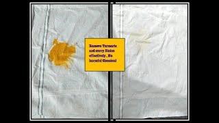 How to remove turmeric and curry stains easily- Complete laundry Guide- Part-3