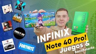 INFINIX Note 40 ProPruebas EXTREMAS de RENDIMIENTOy TEST en JUEGOS