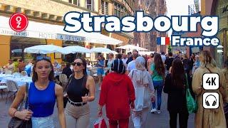 STRASBOURG - France  4K Walking Tour 2023  Historic Old Town La Petite France