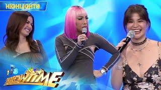 Vice jokingly gets annoyed when she is between Anne and Janine  Its Showtime