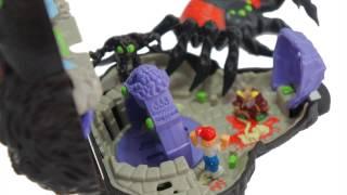 Mighty Max Trapped by Arachnoid Doom Zone Playset Review