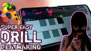 You can do it Make a Drill beat on Phone FL Studio Mobile