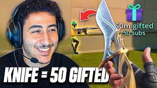 Knife Kills = 50 Gifted