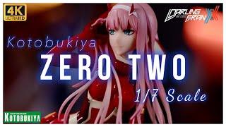 Kotobukiya Darling in the FRANXX Zero Two 17 Scale Anime Figure Unboxing Review