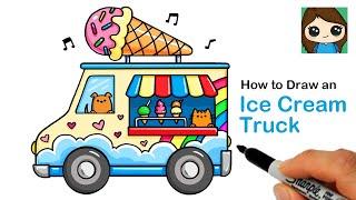 How to Draw an Ice Cream Truck  Summer Art Series #10