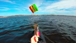 Short version How I operate a kayak kite.