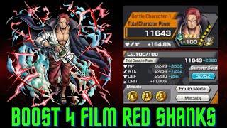 BOOST 4 FILM RED SHANKS GAMEPLAY  ONE PIECE BOUNTY RUSH  OPBR