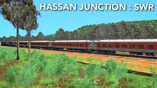 SMVT Bangalore Mangalore Express Short Journey from Hassan Junction Railworks Train Simulator