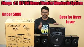 Obage 4 1 HT 101 Home Theater Bluetooth System unboxing & Sound Test  Is it worth to buy in 2022