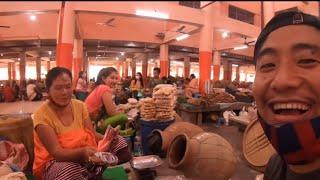 500-YEARS-OLD  ALL WOMEN MARKET IN THE HEARTS OF IMPHALIMA KEITHEL  MANIPUR STATE INDIA