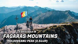 Higest Peak of Romania in 2 Days Solo Hiking    Fagaras Mountains  Moldoveanu Peak 2.544m