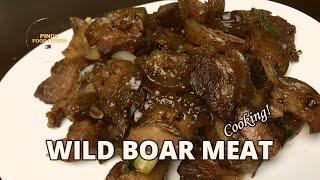 Wild Boar Meat Cooking @pinoyfoodfusion