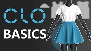 CLO3D Basics  CLO3D Beginners Tutorial