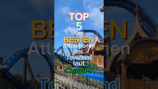 TOP 5 der BESTEN Attraktionen im Toverland laut ChatGPT #freizeitpark #achterbahn #toverland #top5