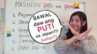 Wag Mag- PUTI sa Japan? Kailan? Fashion Mistakes Dos and Donts  Japanese Culture  Tagalog