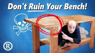 Four Workbench Building Mistakes that we all make.