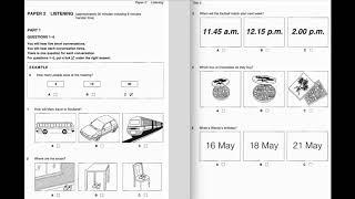 Listening A2 KET 2 Test 2 Part 1