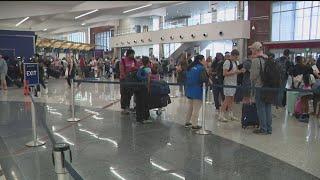 Fourth of July travel  Atlanta airport lines gas prices