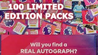 Hunting for Autograph cards - 100 Limited Edition Pack Opening - Adrenalyn XL 2024