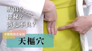 腹瀉？便秘？消化不良？中醫教你在家按摩《天樞穴》【Yahoo TV #節氣 節氣穴位】