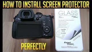 Expert Shield GLASS Screen Protector for Panasonic GH5 installation step by step