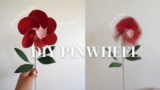 DIY Paper Pinwheel Free Template Kids Crafts for Summer