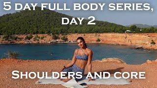 The Best 5 Day Workout Series  Day 2 - Shoulder & Core  20 Minute Upper Body Workout No Equipment