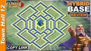 BEST TH12 HYBRIDTROPHY Base 2021 COC Town Hall 12 TH12 Trophy Base Design - Clash of Clans