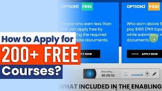 How to Apply for Free EVS  How to Apply for 200+ Free Courses? Updated Video