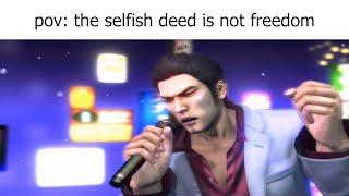 selfish deed is not freedom