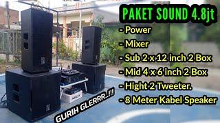 PAKET SOUND MURAH BERKUALITAS 4.8JT SIAP BUNYI