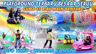 BLOK M SQUARE GARDEN EAT AND PLAY  WISATA PLAYGROUND INDOOR TERBARU JAKARTA