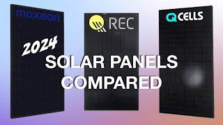 Most Efficient Solar Panel Maxeon vs  REC vs  QCells