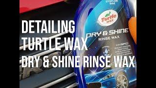 How to apply Turtle Wax Dry & Shine Rinse Wax along with a winter wash