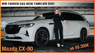 Mazda CX-80 im Test 2025 Wir fahren das NEUE Familien SUV ab 55.350€ Review  7-Sitzer  Diesel