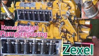 repairing zexel 6 cylinder fuel pump  Komatsu pump