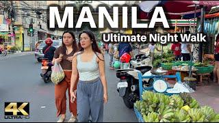 Ultimate Street Walk in Sampaloc Manila Philippines 4K