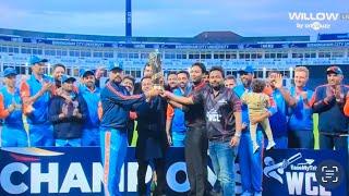 “Yuvraj Singh & India Champions Lift First Ever WCL Trophy in Birmingham”