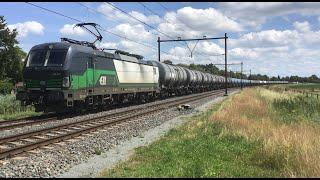 Trainspotting at the Famous Dutch Railroad curve July 11-2024  Vectron 193 933 LTE  Tankerstrain