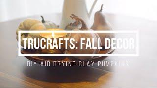 TruCrafts Do It Yourself Air Drying Clay Pumpkins