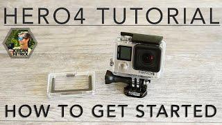 GoPro HERO 4 Black & Silver Tutorial How To Get Started