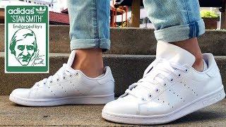 Adidas Stan Smith All White Review  On Feet