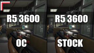 AMD Ryzen 5 3600 OC vs AMD Ryzen 5 3600 Stock — Test in 8 Games 1080p 1440p