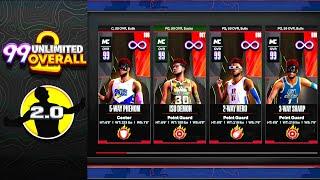 I Unlocked UNLIMITED 99 OVERALLS After Hitting Veteran 2 in NBA2K24